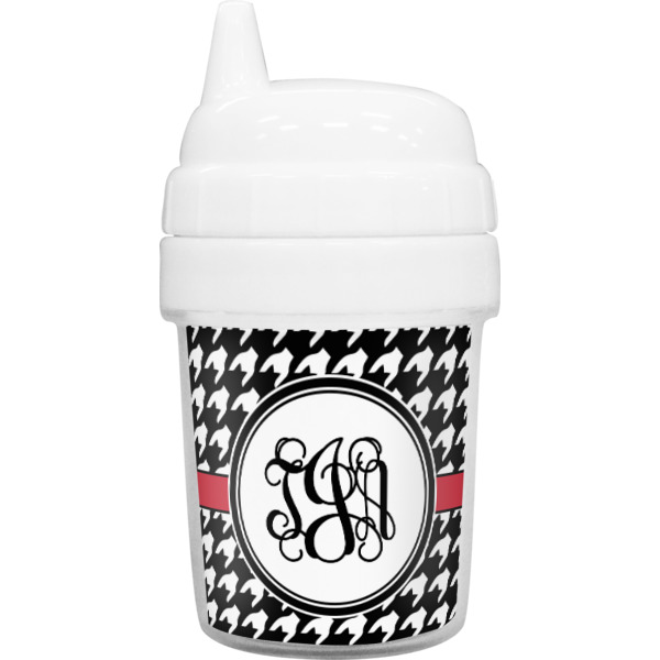 Custom Houndstooth Baby Sippy Cup (Personalized)