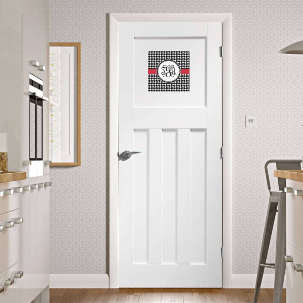Custom Design - Square Wall Decal on Door