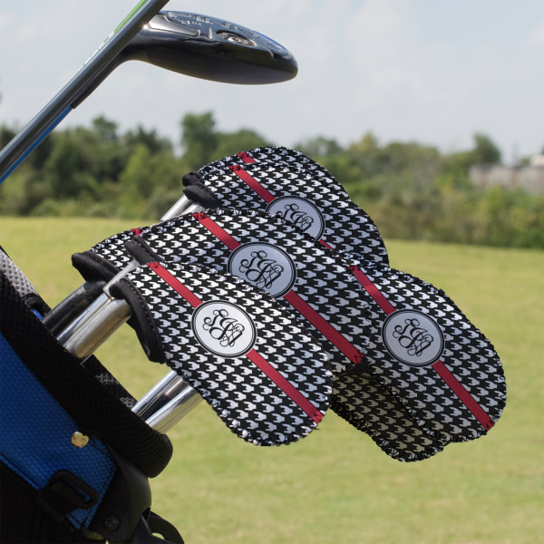 Custom Design - Golf Club Cover - Set of 9 - On Clubs