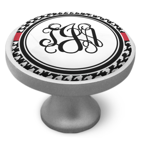 Custom Houndstooth Cabinet Knob (Personalized)