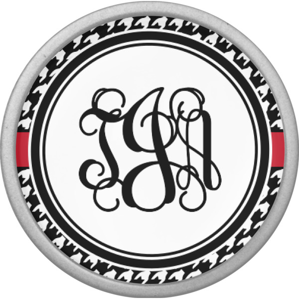 Custom Design - Cabinet Knob - Nickel - Front