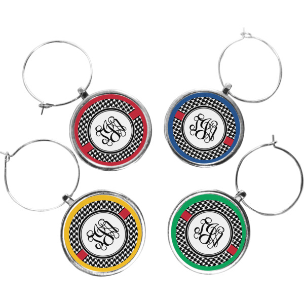 Custom Design Your Own Wine Charms - Set of 4