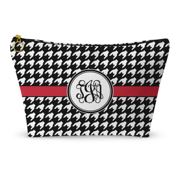 Custom Houndstooth Makeup Bag (Personalized)