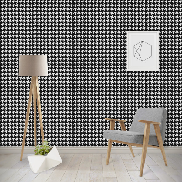 Custom Houndstooth Wallpaper & Surface Covering