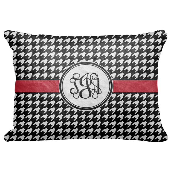 Custom Houndstooth Decorative Baby Pillowcase - 16"x12" (Personalized)