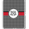 Houndstooth Cabinet Decal - Large (Personalized)