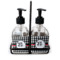 Houndstooth Glass Soap & Lotion Bottles (Personalized)
