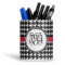 Houndstooth Ceramic Pen Holder