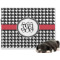 Houndstooth Dog Blanket - Large (Personalized)