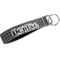 Houndstooth Wristlet Webbing Keychain Fob (Personalized)