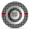 Houndstooth Plastic Bowl - Microwave Safe - Composite Polymer (Personalized)