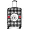 Houndstooth Suitcase - 24" Medium - Checked (Personalized)
