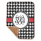 Houndstooth Sherpa Baby Blanket - 30" x 40" w/ Monograms