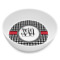 Houndstooth Melamine Bowl - 8 oz (Personalized)