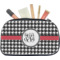 Houndstooth Makeup / Cosmetic Bag - Medium (Personalized)