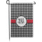 Houndstooth Small Garden Flag - Double Sided w/ Monograms