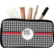Houndstooth Makeup / Cosmetic Bag (Personalized)