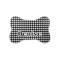 Design Your Own Bone Shaped Dog Food Mat - Small