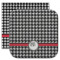 Houndstooth Facecloth / Wash Cloth (Personalized)
