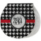 Houndstooth Burp Pad - Velour w/ Monogram