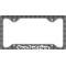 Houndstooth License Plate Frame - Style C (Personalized)