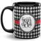 Houndstooth 11 Oz Coffee Mug - Black (Personalized)