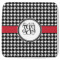 Houndstooth Memory Foam Bath Mat - 48"x48" (Personalized)