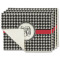 Houndstooth Single-Sided Linen Placemat - Set of 4 w/ Monogram
