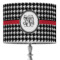 Houndstooth 16" Drum Lamp Shade - Fabric (Personalized)