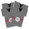 Houndstooth Jersey Bottle Cooler - Set of 4 (Personalized)