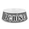 Houndstooth Plastic Dog Bowl (Personalized)