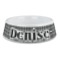 Houndstooth Plastic Dog Bowl - Large (Personalized)
