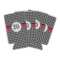 Houndstooth Can Cooler (16 oz) - Set of 4 (Personalized)