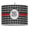 Houndstooth Drum Pendant Lamp (Personalized)