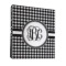 Houndstooth 3 Ring Binder - Full Wrap - 1" (Personalized)