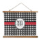 Houndstooth Wall Hanging Tapestry - Wide (Personalized)