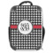 Houndstooth Hard Shell Backpack (Personalized)