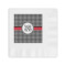 Houndstooth Coined Cocktail Napkins (Personalized)
