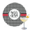 Houndstooth Printed Drink Topper (Personalized)