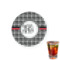 Houndstooth Printed Drink Topper - 1.5" (Personalized)