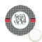 Houndstooth Printed Cookie Topper - 2.15" (Personalized)