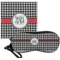 Houndstooth Eyeglass Case & Cloth (Personalized)