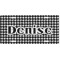 Houndstooth Front License Plate (Personalized)