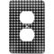 Houndstooth Electric Outlet Plate
