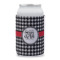 Houndstooth Can Cooler (12 oz) w/ Monogram