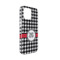 Houndstooth iPhone Case - Plastic - iPhone 13 Mini (Personalized)