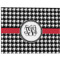 Houndstooth Woven Fabric Placemat - Twill w/ Monogram