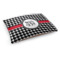 Houndstooth Dog Bed - Medium w/ Monogram