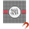 Houndstooth Square Car Magnet - 6" (Personalized)
