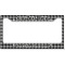 Houndstooth License Plate Frame - Style B (Personalized)